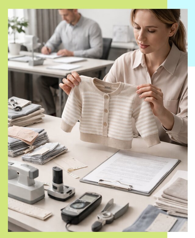 Сертификация детской одежды и текстильных изделий в Людинове