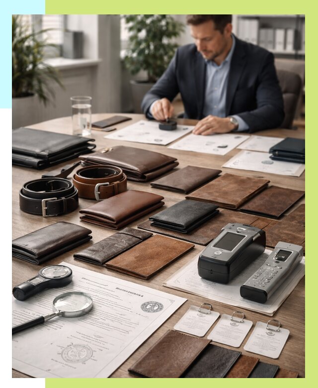 Сертификация кожаных изделий в Людинове от 12214 р. | Алешин-Люд