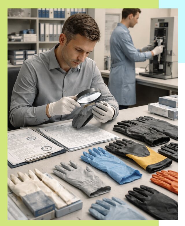 Сертификация перчаток и средств защиты продукции в Людинове