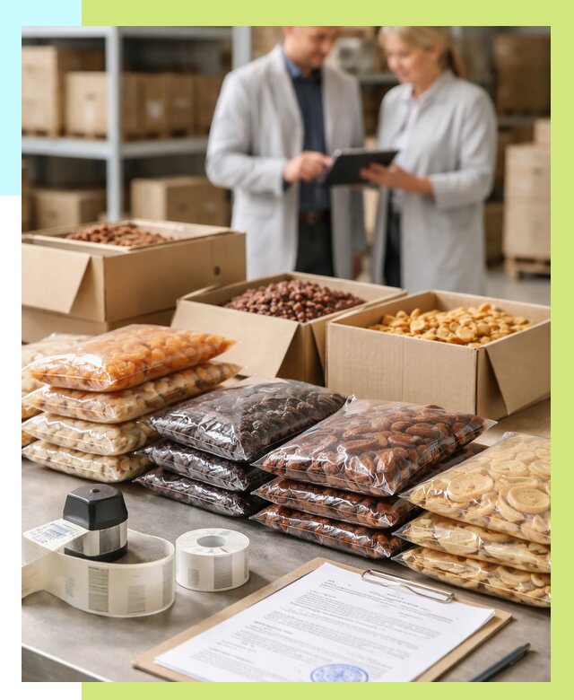 Сертификация сухофруктов в Людинове от 12214 р. | Алешин-Люд под ключ