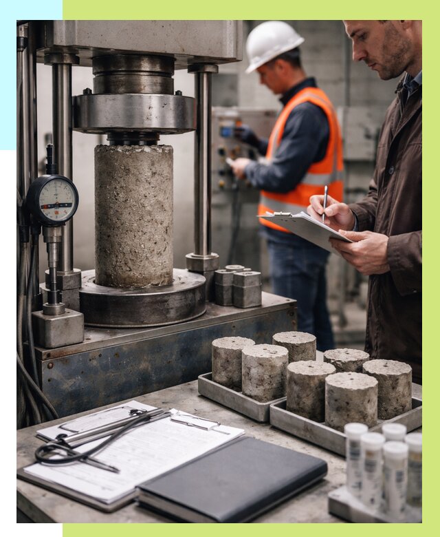 Сертификация бетона в Людинове от 30534 р. сертификат | Алешин-Люд