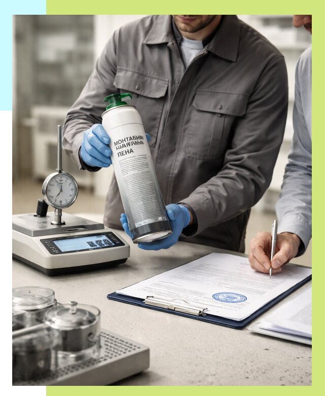 Сертификация монтажной пены в Людинове от 15267 р. | Алешин-Люд