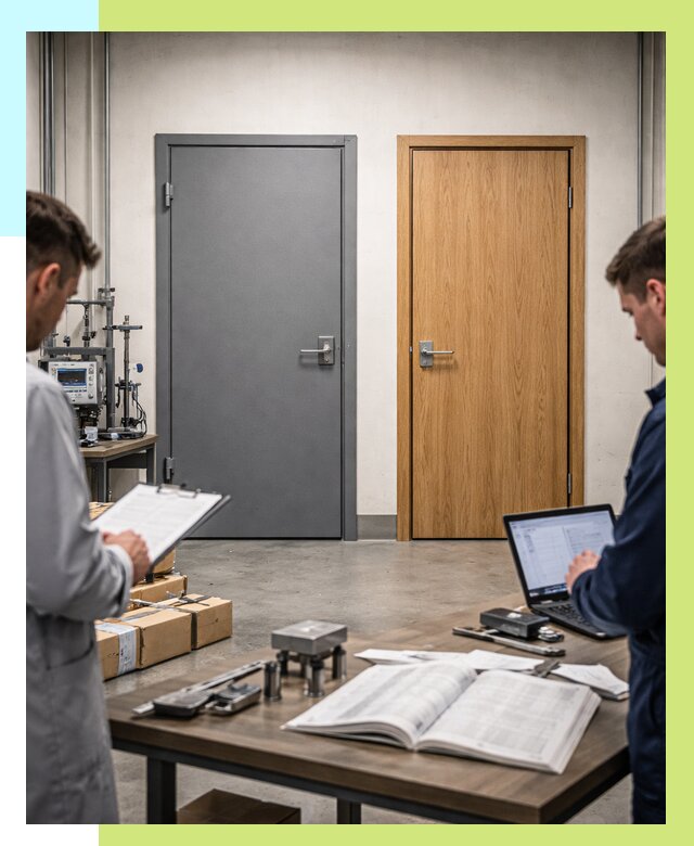 Сертификация дверей в Людинове от 8142 р. под ключ | Алешин-Люд