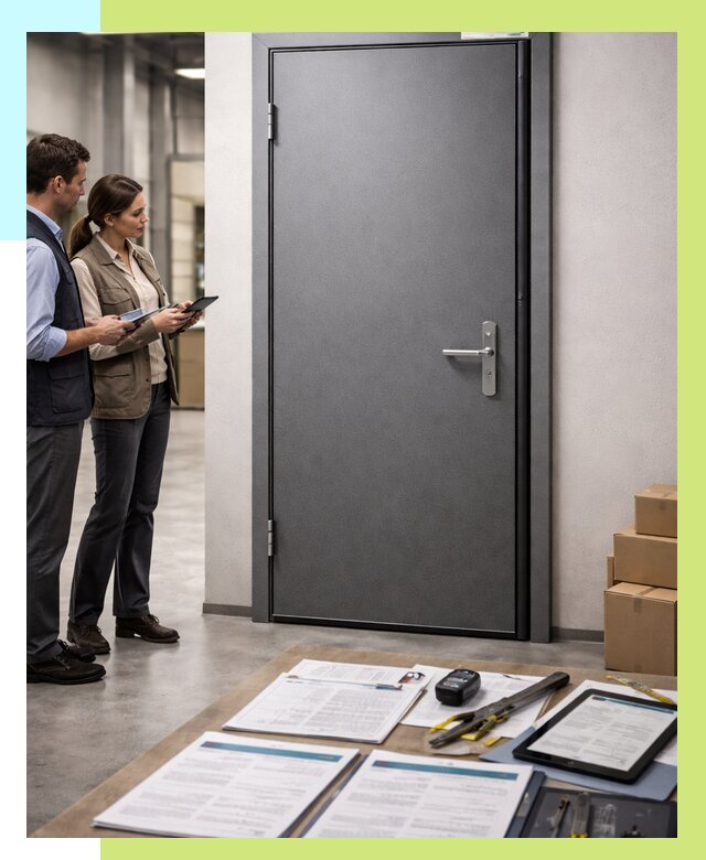 Сертификация противопожарных дверей в Людинове от 9160 р. | Алешин-Люд