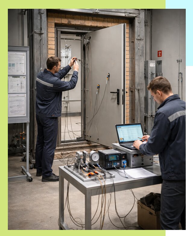 Сертификация противопожарных дверей в Людинове по ГОСТ и ТР