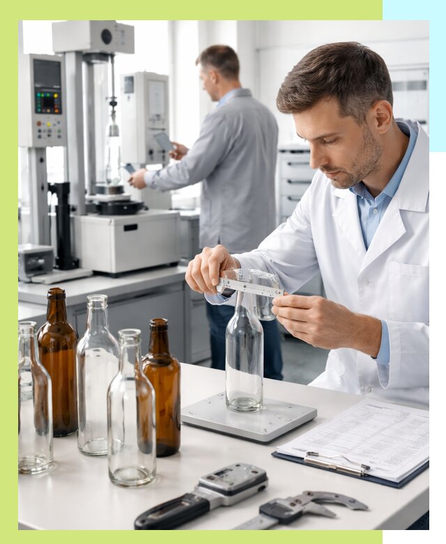 Сертификация стеклянных бутылок и сопутствующей упаковки в Людинове