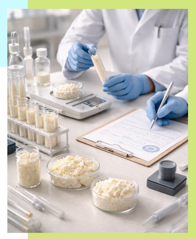 Сертификация творога в Людинове от 12214 р. под ключ | Алешин-Люд