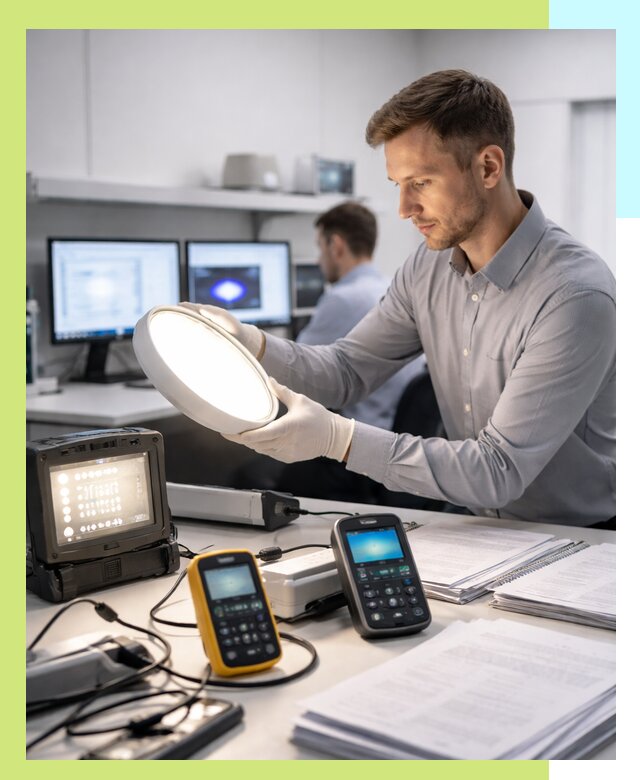 Сертификация светильников в Людинове: испытания и оформление