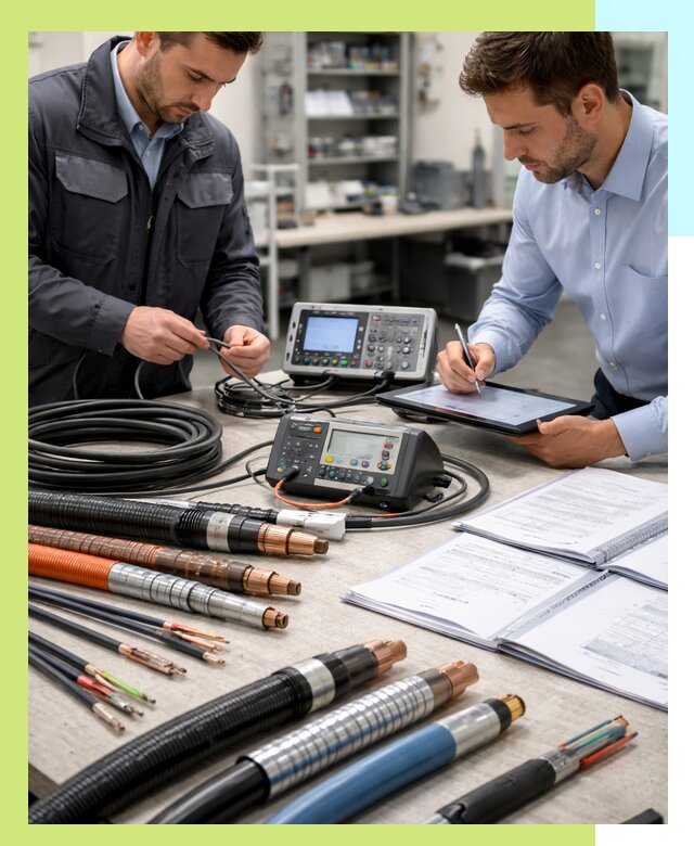 Сертификация кабеля и электропроводки в Людинове под ключ