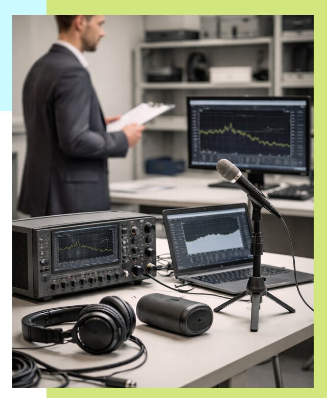 Сертификация аудиотехники в Людинове от 15267 р., Алешин-Люд