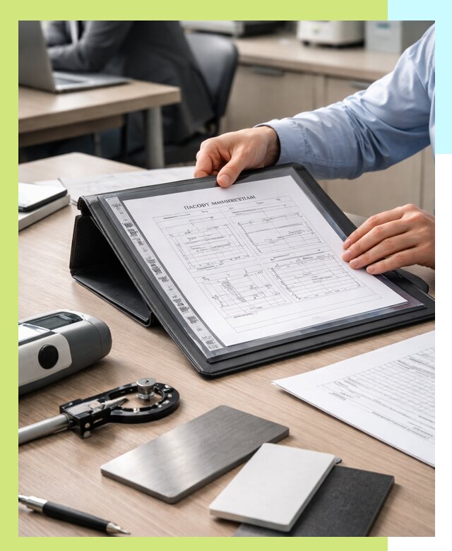 Оформление паспорта материала для продукции в Людинове