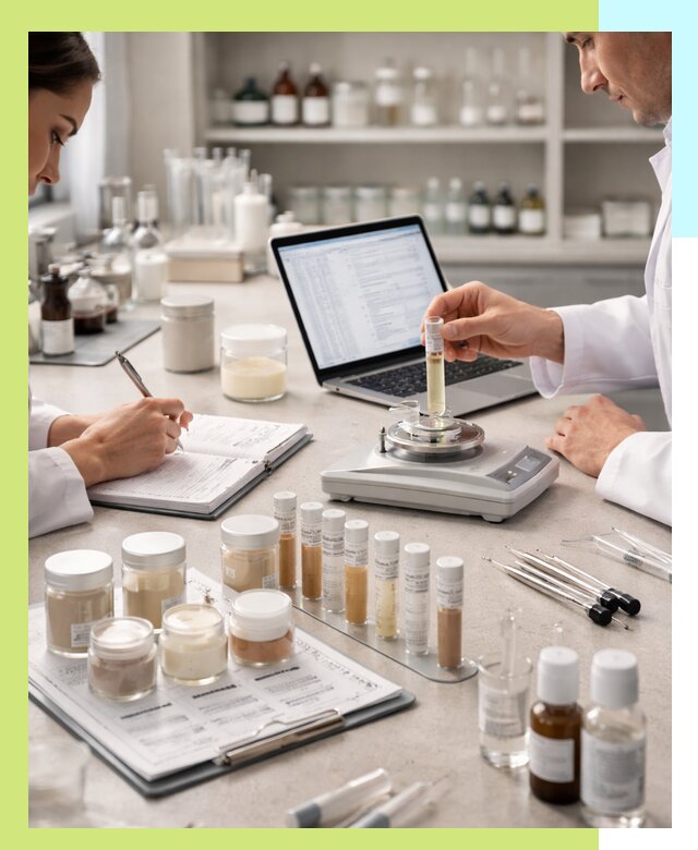 Разработка рецептуры продукции и технологических карт в Людинове