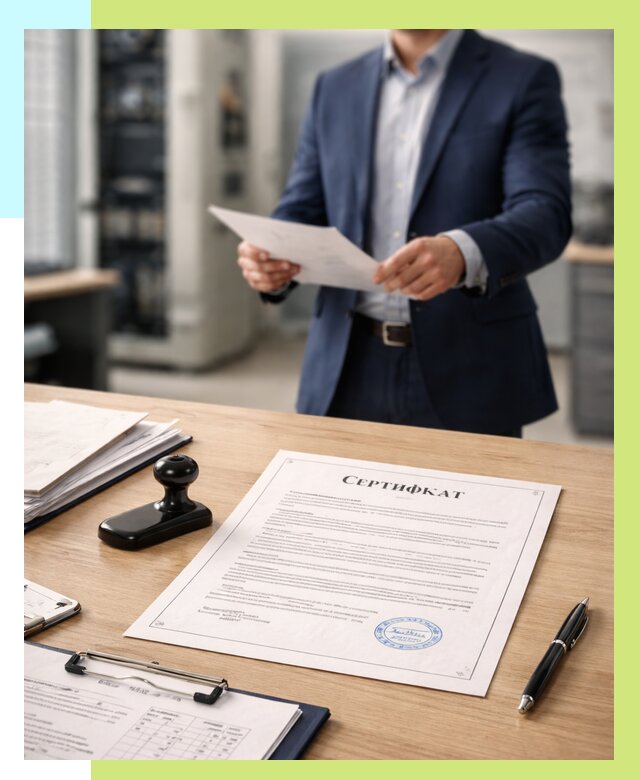 Сертификат на оборудование в Людинове от 15267 р. | Алешин-Люд