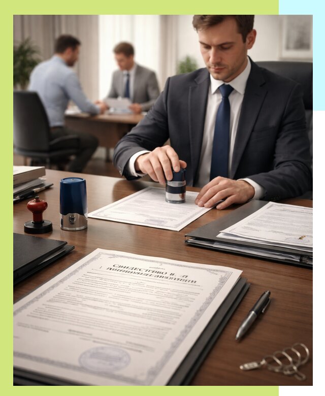 Оформление свидетельства о государственной регистрации в Людинове