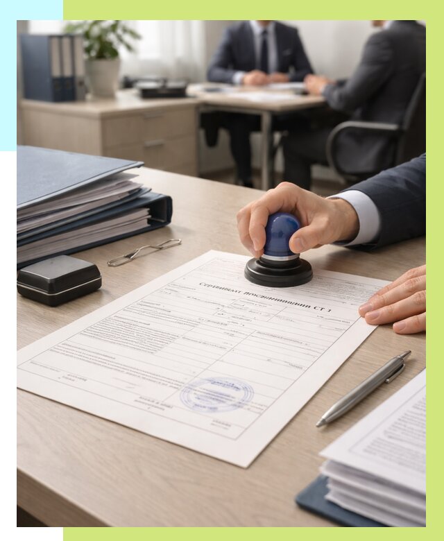 Сертификат происхождения СТ 1 в Людинове от 4580 р. | Алешин-Люд