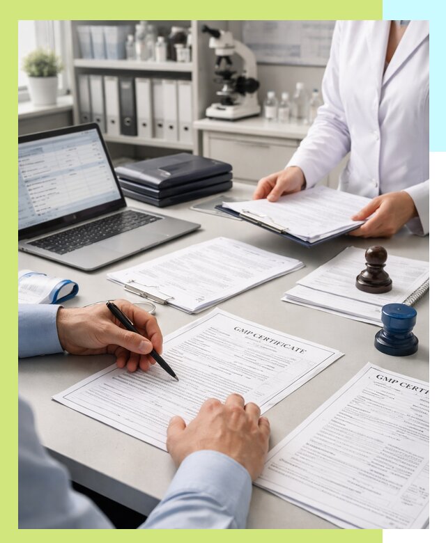 Оформление сертификата GMP в Людинове для фармпроизводства