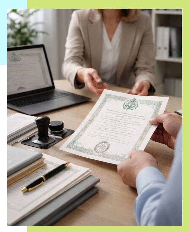 Халяль сертификат в Людинове, получить от 15267 р. | Алешин-Люд