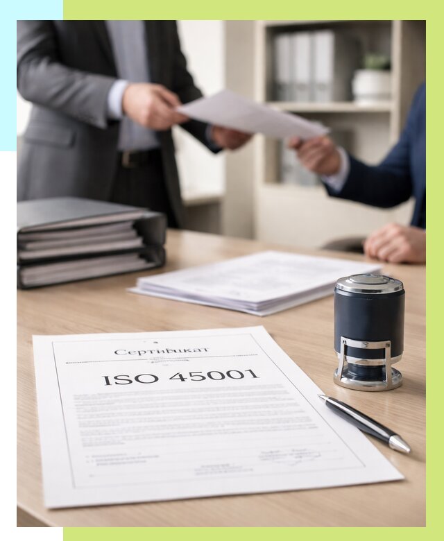Сертификат ISO 45001 в Людинове под ключ от 45801 р. | Алешин-Люд