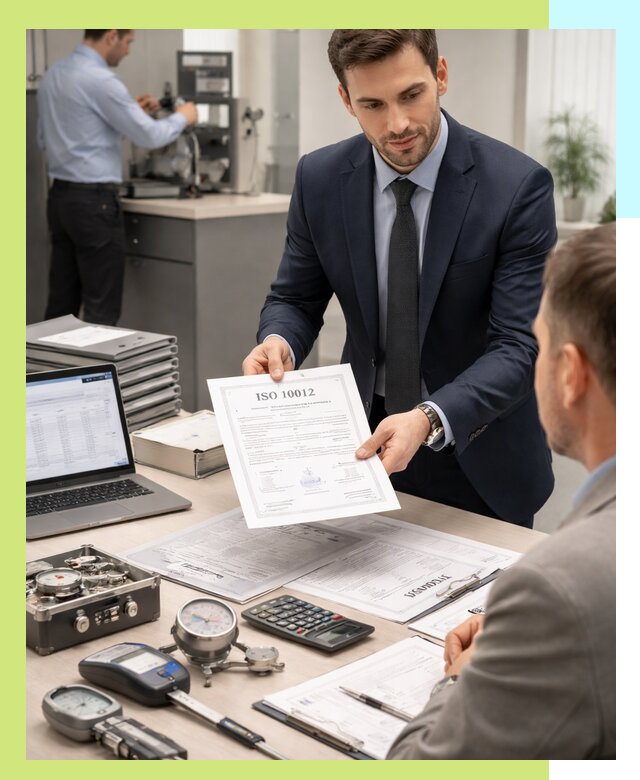 Выдача сертификата ISO 10012 по требованиям метрологии в Людинове