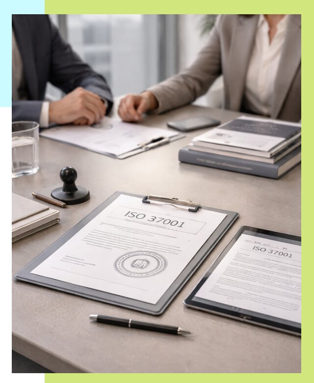 Сертификат ISO 37001 в Людинове оформить от 122136 р. Алешин-Люд