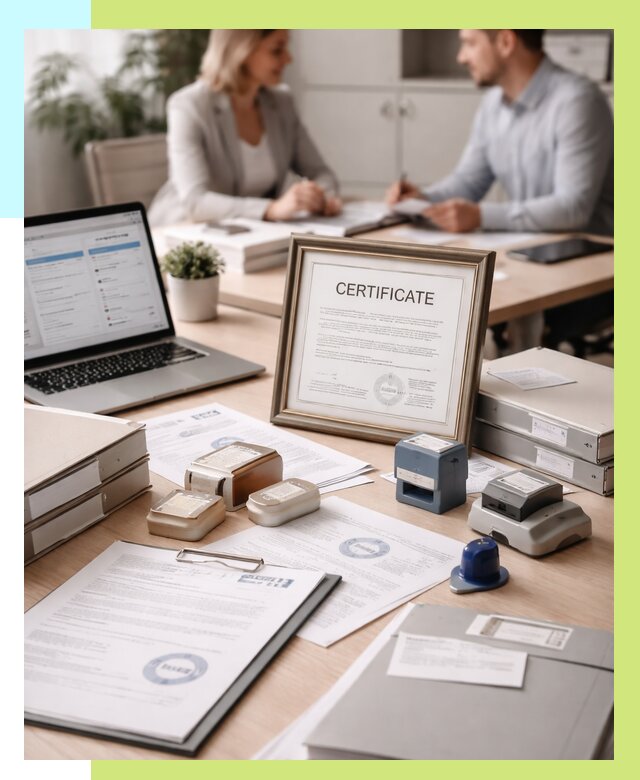 Сертификация компании в Людинове от 45801 р. | Алешин-Люд — заказ